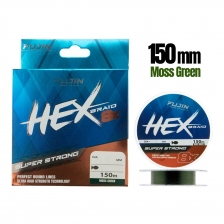 Hex 8X 150Mt. Moss green Pe Line